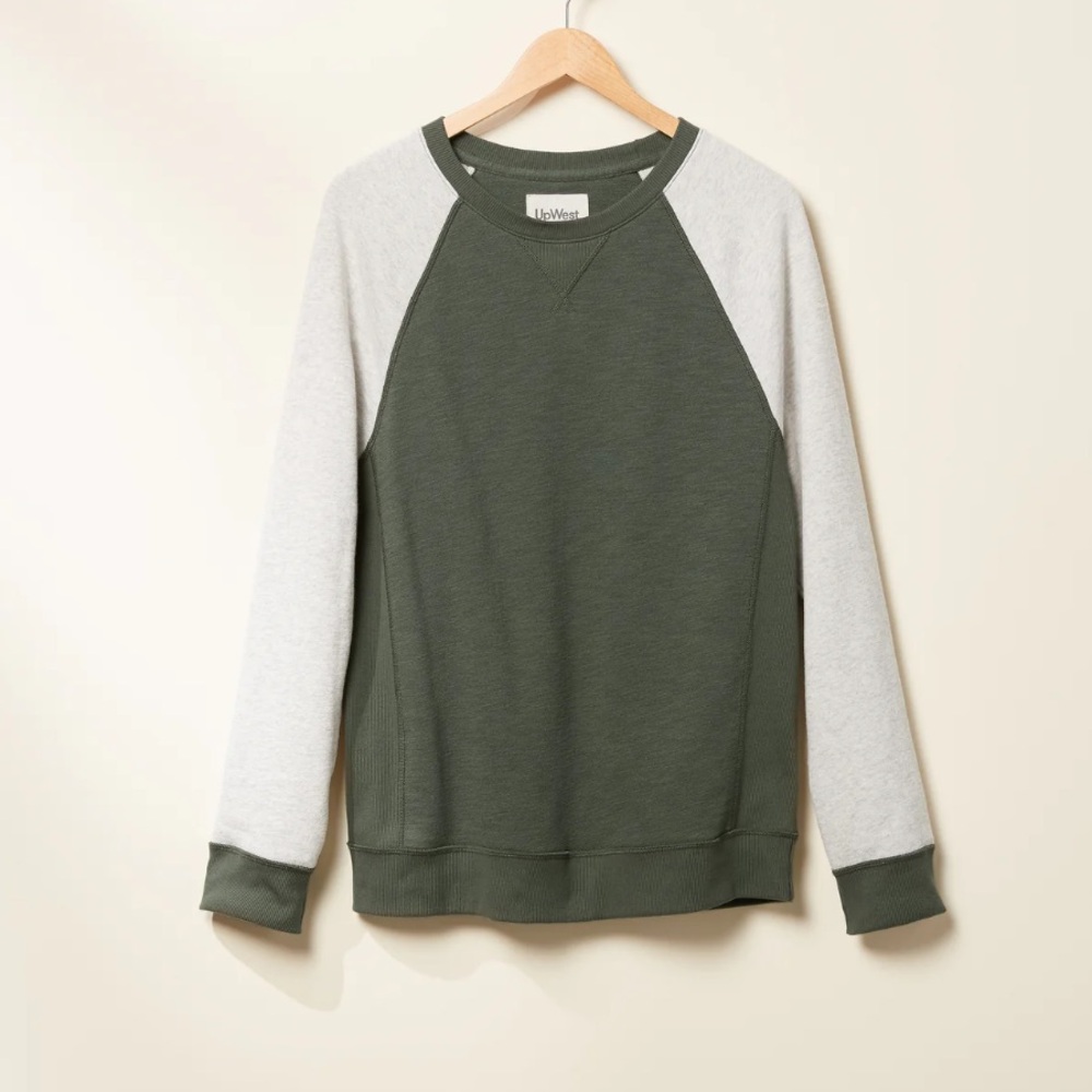 UpWest weekend raglan sweatshirt NWT